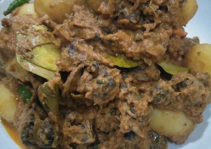 Cara Membuat Resep rendang kerang dan kentang Ekonomis Untuk Dijual