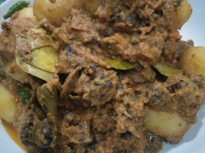 Cara Membuat Resep rendang kerang dan kentang Ekonomis Untuk Dijual