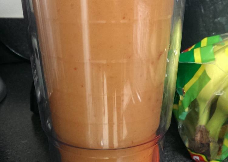 Steps to Prepare Speedy Tropical Delight All Natural Smoothie