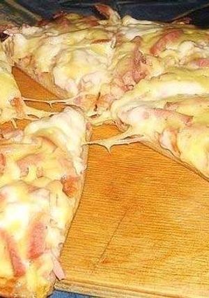 Фото Вкусная пицца на сковороде за 10 минут.