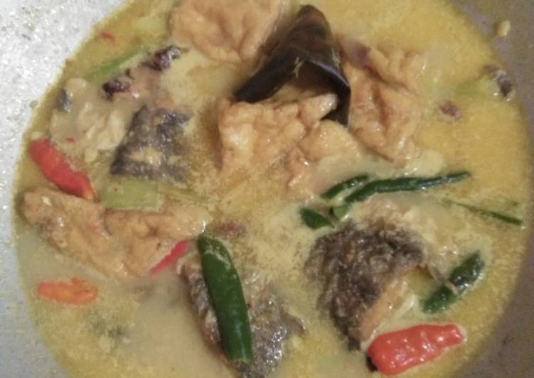 Resep Ikan patin tahu kuah santan yang Bisa Manjain Lidah