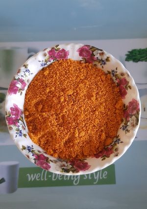 A picture of Dry peanut chutney.