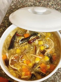 Hình của món Soup Gà Ngô ngọt.