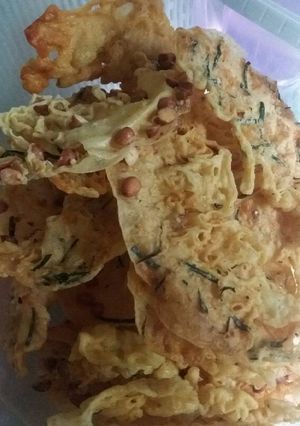 Foto resep Peyek kacang dan udang rebon