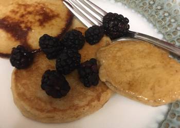 Without Fail Serving Recipe 3 ingredient fake pancakes made with oats and cottage cheese Delicious Nutritious