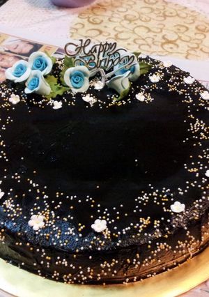 A picture of Richy Chocolate Cake.
