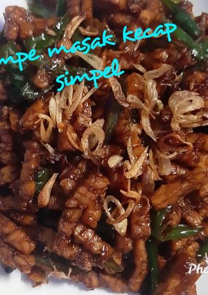 Foto resep Tempe Masak Kecap Simpel