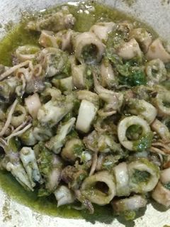 Foto resep Cumi asin sambal ijo