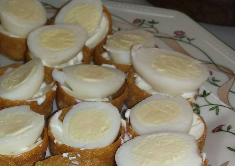 Recipe of Favorite Pickled Egg Canapés