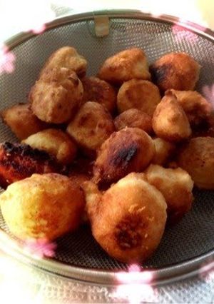 A picture of Easy Silken Tofu Doughnuts.