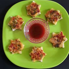 A picture of Rava toast.