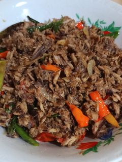 Foto resep Tongkol cuek suwir pedas