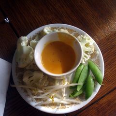A picture of cheese dip sauce.