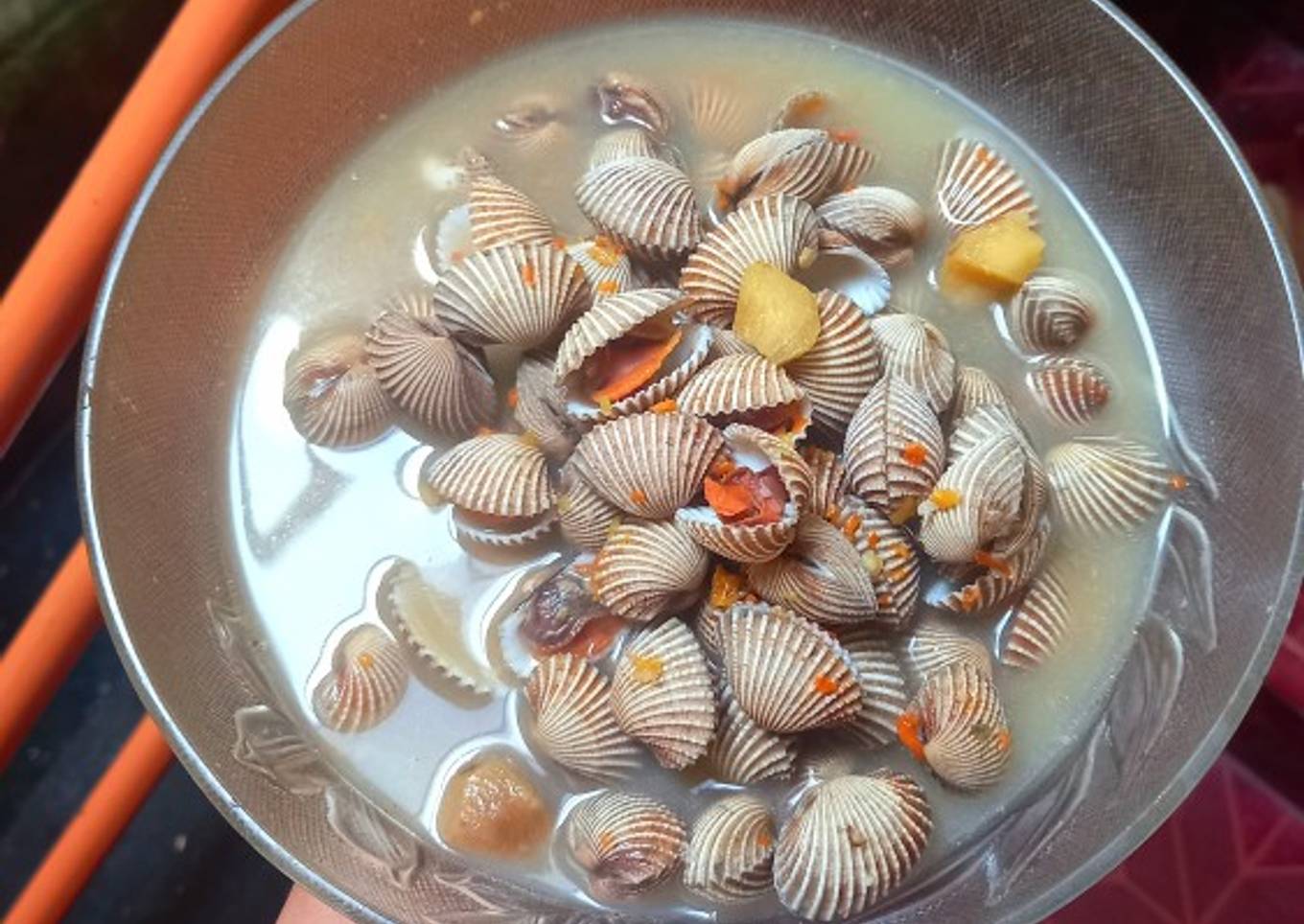 Kerang dara rebus pedas