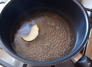 Una foto de Almíbar básico para torta