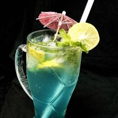 A picture of Blue Curacao Mocktail.
