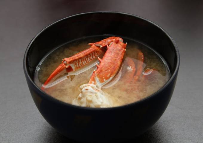 Blue Crab Miso Soup
