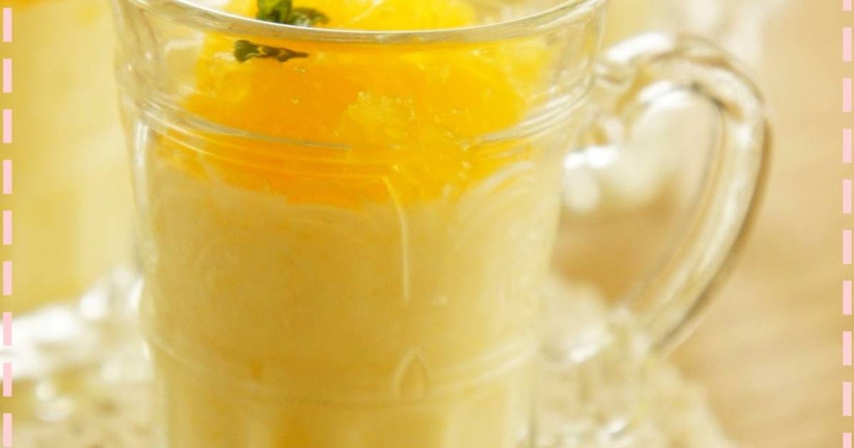 Heavy Creamfree Orange Yogurt Mousse Recipe by cookpad.japan Cookpad