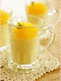 Heavy Cream-free Orange Yogurt Mousse