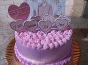Una foto de relleno para torta de cumpleaños