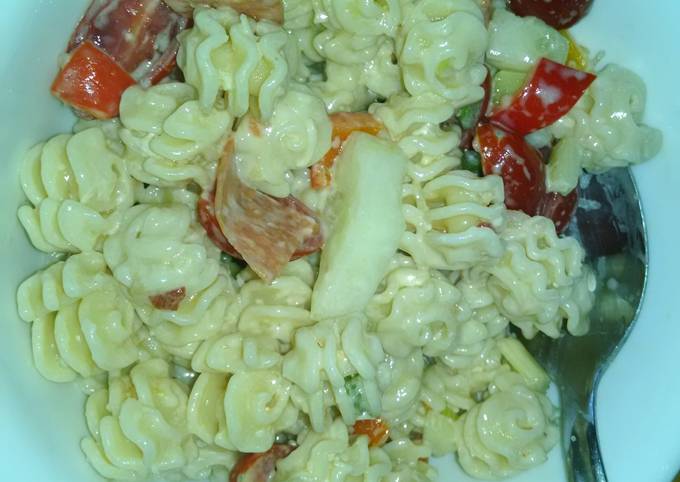 Easiest Way to Prepare Super Quick Homemade Creamy Italian Pasta Salad