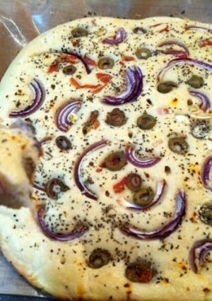 A picture of Olive Focaccia.