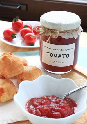 A picture of Easy Tomato Jam Made with Canned Tomatoes.