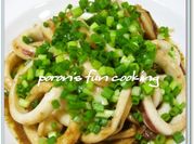 A picture of stir-fry squid