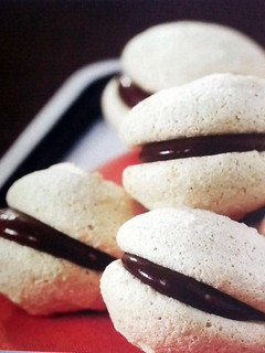 A picture of Hazelnut Chocolate Macaroons.