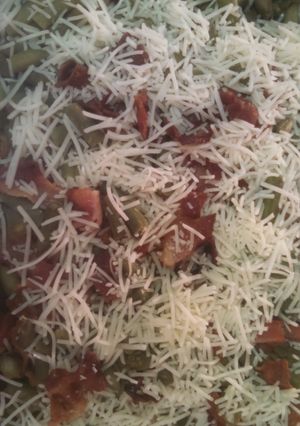 A picture of Green beans & bacon.