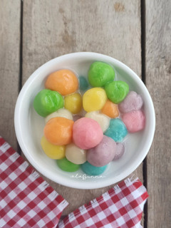Foto resep Kolak Rainbow Kuah Susu Jahe