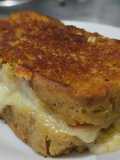Sándwich🥯hawaiano🥓en pan de plátano🍞🥯🍍