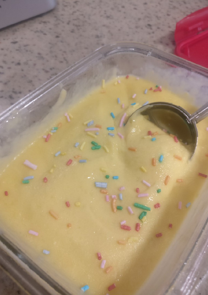 Una foto de Helado de Mango 🥭🍦