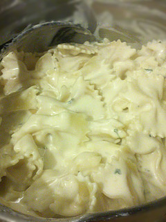 A picture of Cream Cheese Alfredo Sauce.