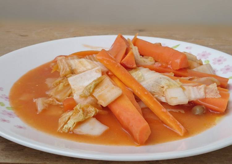 Recipe of Ultimate Cabbage And Carrot Soup