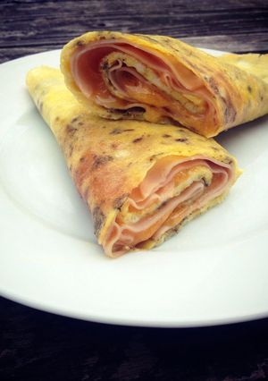 A picture of Omelette Crepes.