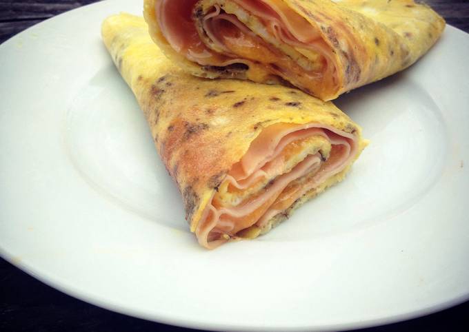 Simple Way to Make Favorite Omelette Crepes