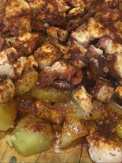 Una foto de Pulpo a la gallega fácil