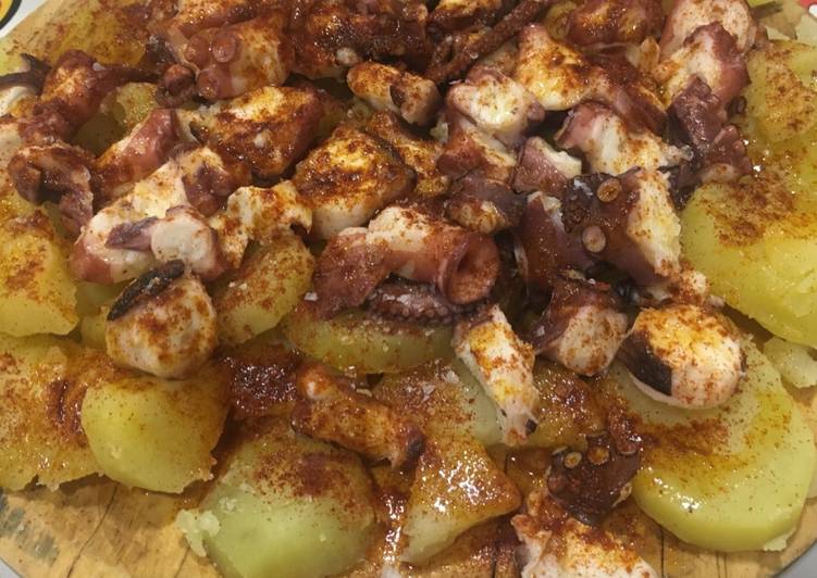 Pulpo a la gallega fácil