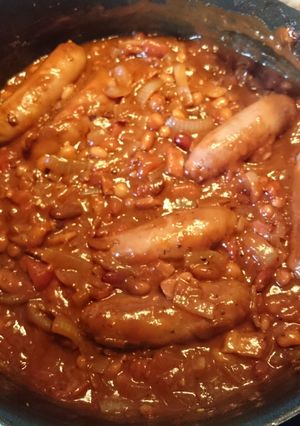 A picture of Sausage Casserole, for 2.
