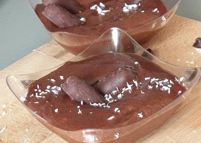 Mousse au chocolat noisette #healthy