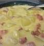 Easy Steps to Make Recipes Potato, Ham and Cheese Soup the So Delicious So Delicious.