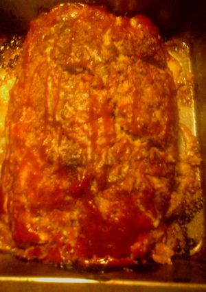A picture of sunshines home style meat loaf.