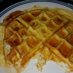 A picture of Low Carb Cream Cheese waffle.