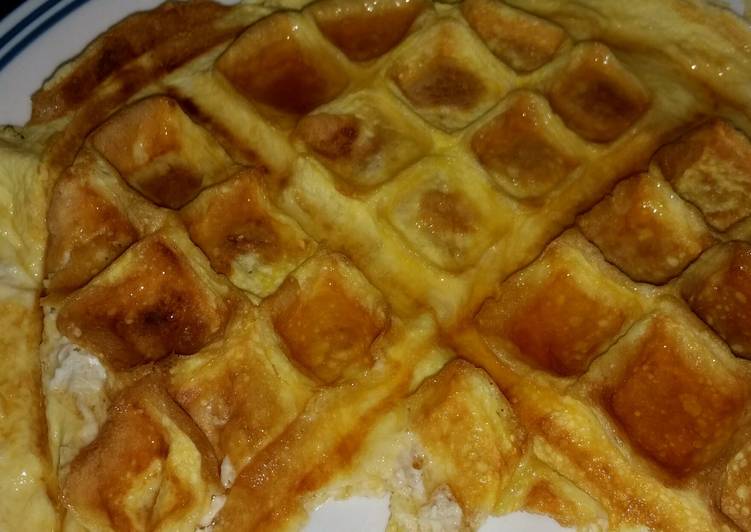 Simple Way to Prepare Super Quick Homemade Low Carb Cream Cheese waffle