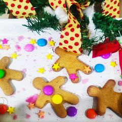A picture of Jaggery Gingerbread Cookies.