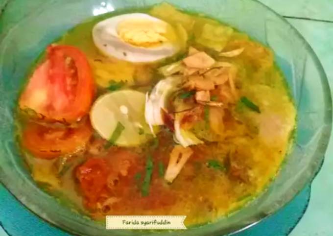 Cara Praktis Membuat Soto lamongan Anti Gagal