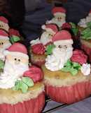 Cupcake de papá Noel🧑‍🎄🧑‍🎄!!!