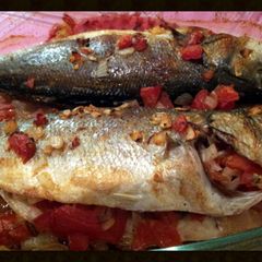 A picture of AMIEs BAKED FISH.