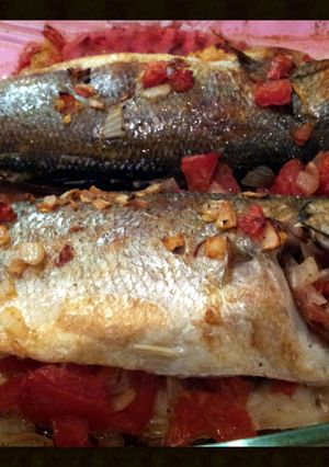 A picture of AMIEs BAKED FISH.